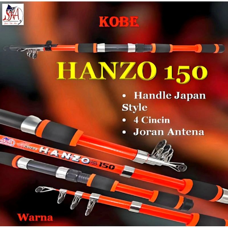 joran antena Hanzo 150 cm, joran antena Hanzo