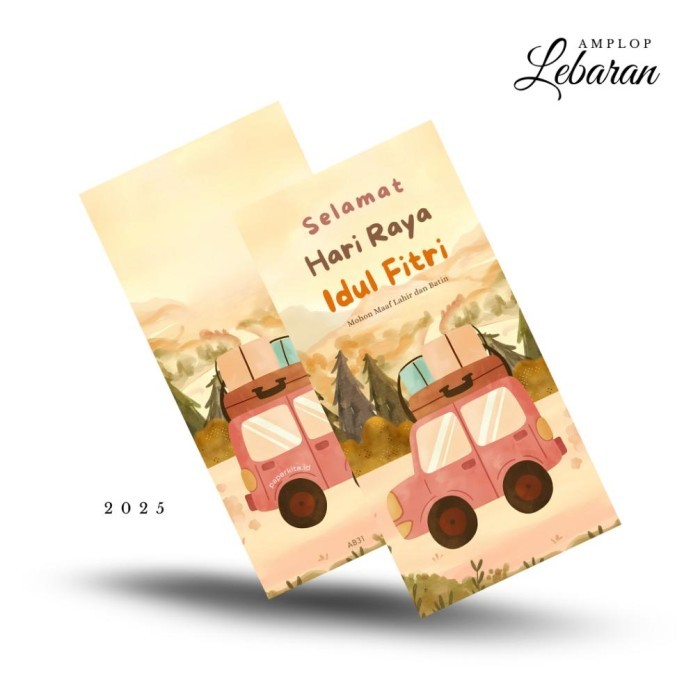

New! TERLARIS Amplop Lebaran Panjang Premium Isi 50 Angpau Desain Tema Mudik Aesthetic Idul Fitri 2025 READY - AB-31 Idul Fitri