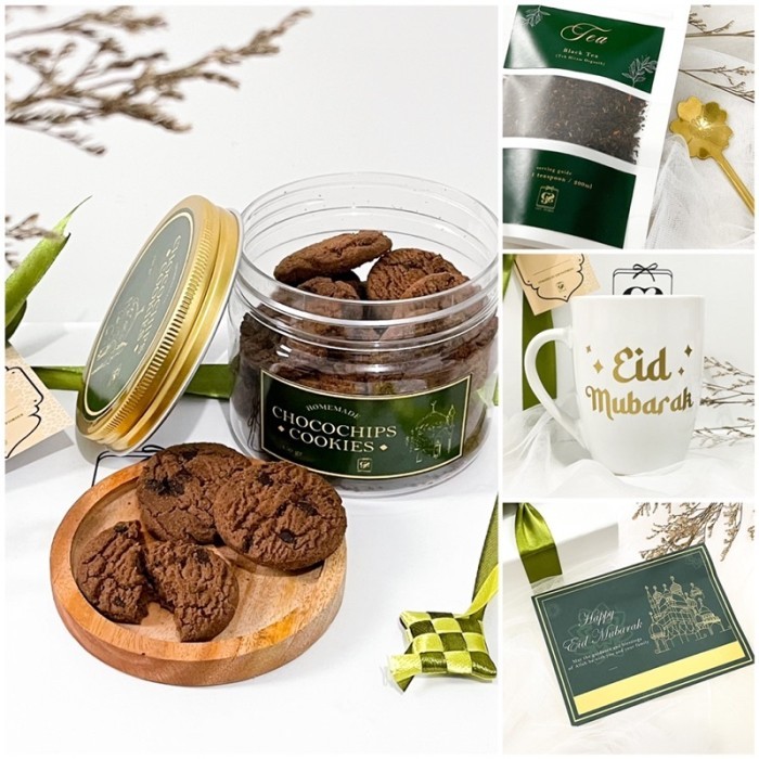 

New! Hampers Ramadhan / Hampers Idul Fitri / Black Tea / Chocolate Chip Cookies / Mug / Hampers Idul Fitri / Hampers HaBox Terlaris. Idul Fitri