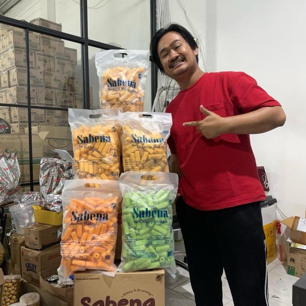 

VIRAL 1 karton Sabena MONTOCK by dutasnack.id isi 5 karung rasa mix ( bisa C O D ) dw-45