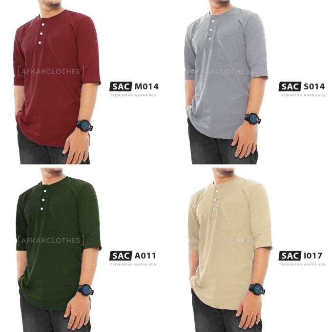 Best Promo, Kurta Kaos Pria Sac Baju Pria Tersedia Bigsize Jumbo