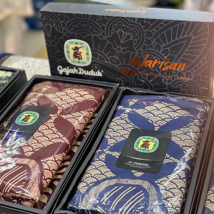 BRG BARU Sarung Gajah Duduk (BATIK) Warisan Katun