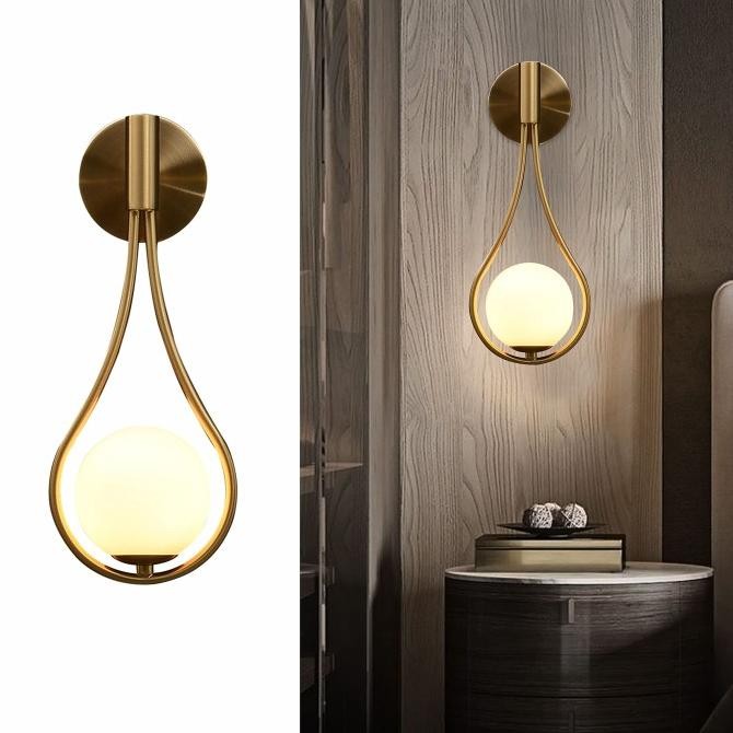Lampu Dinding Hias Minimalis Lorong Hotel Sudut Kamar Tidur