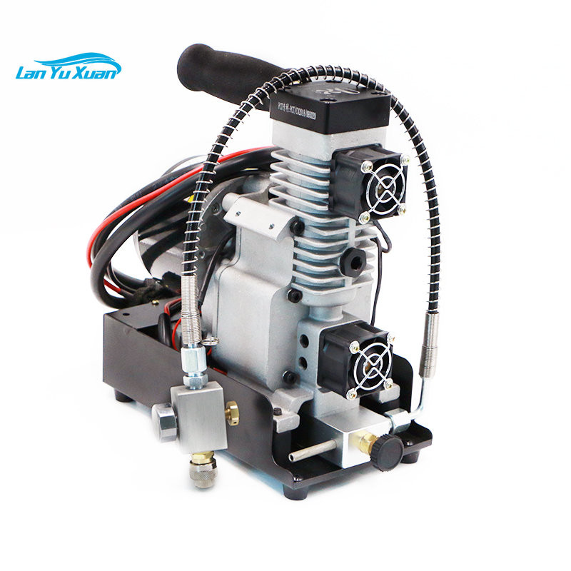 FIDU 4500psi Hogedruk Luchtcompressor Duiken Mini Pcp Elektrische Compressor 300bar Pcp Pomp Voor Pa