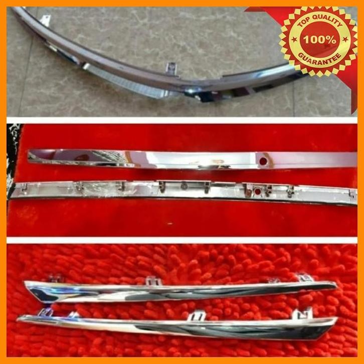 [SEN] PAKET GRILL KUMIS BAWAHNYA DAN LIST KROME BAGASI VIOS GEN 3