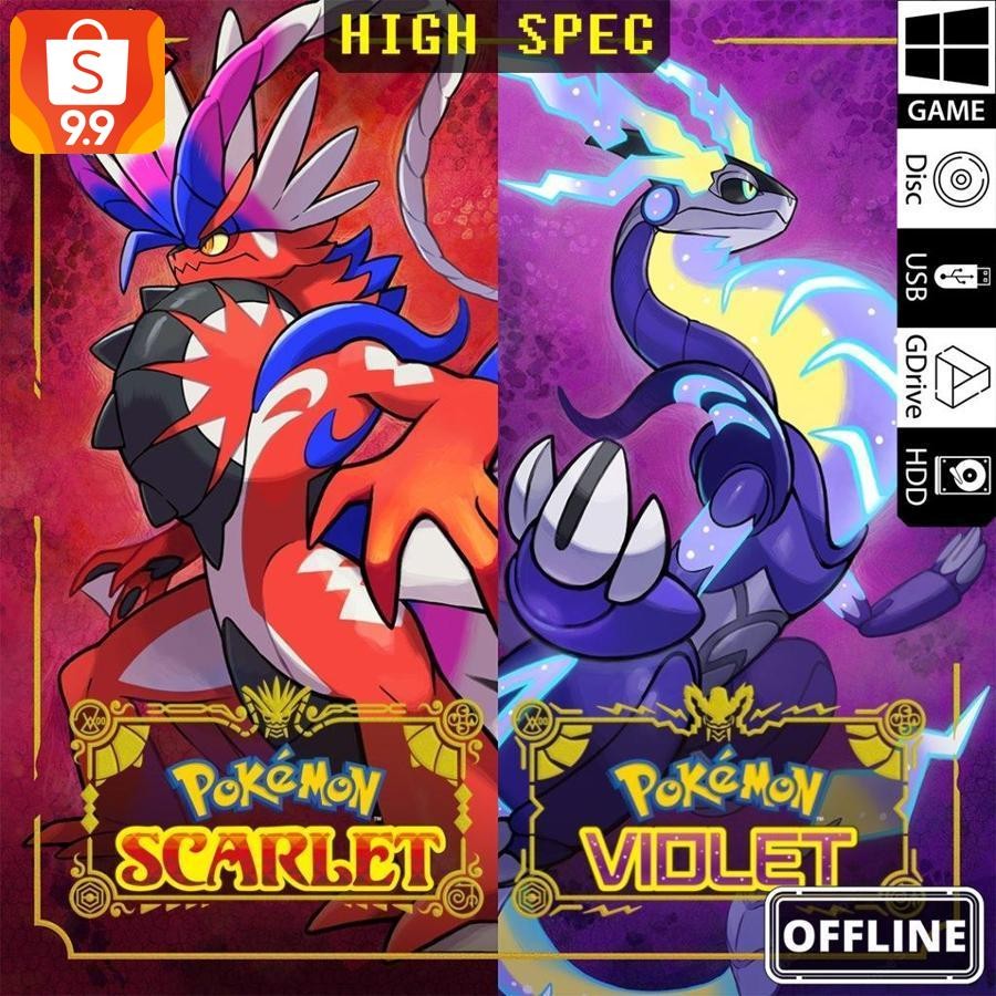 pokemon scarlet + pokemon violet double pack (ryujinx emu) pc full version games pc laptop baru