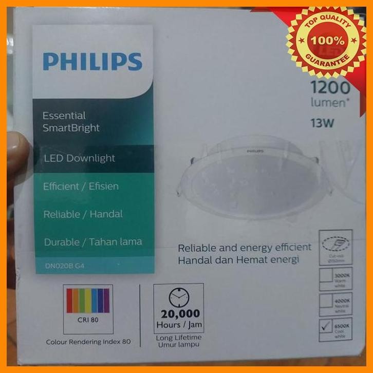 [USH] PHILIPS DOWNLIGHT LED 13 WATT 220-240V 6" (BARU)