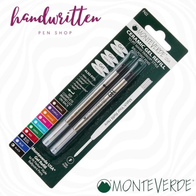 

MONTEVERDE G2 PARKER SIZE CAPLESS CERAMIC GEL BALLPOINT PEN REFILL / REFILL PULPEN PARKER