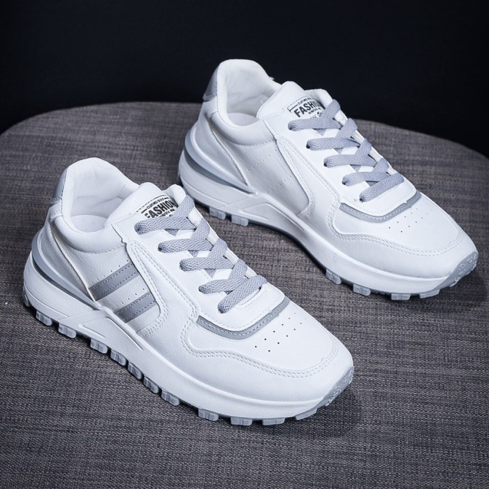 Sepatu Sneakers Wanita Cewek Casual Putih Kets Import Kasual Fashion