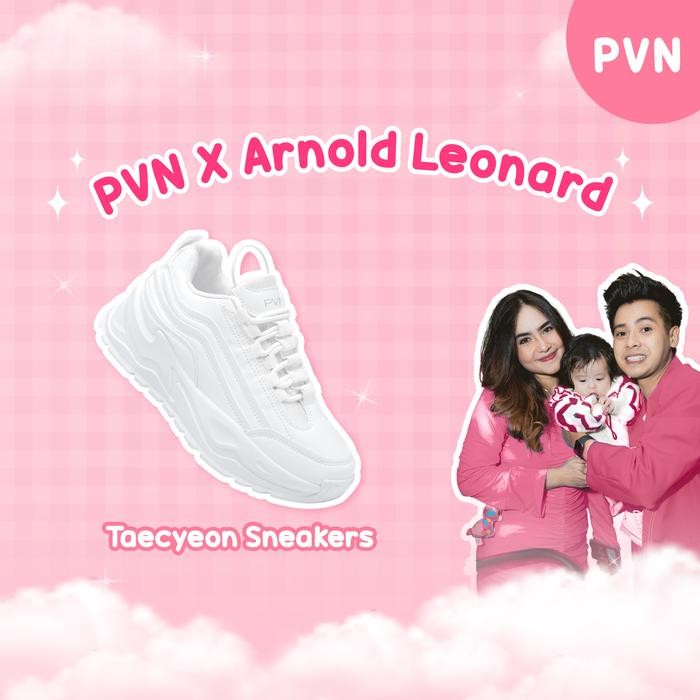 [Pvn X Arnold] Pvn Taecyeon Sepatu Sneakers Wanita Black 234