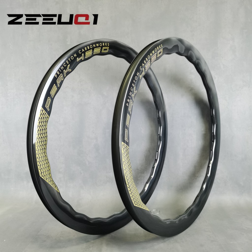 YEMAR Princeton 4550 Carbon Rim Disc Brake, 700C, 50mm Depth, 28mm Width, Tubeless, Tubular UD, 3K M