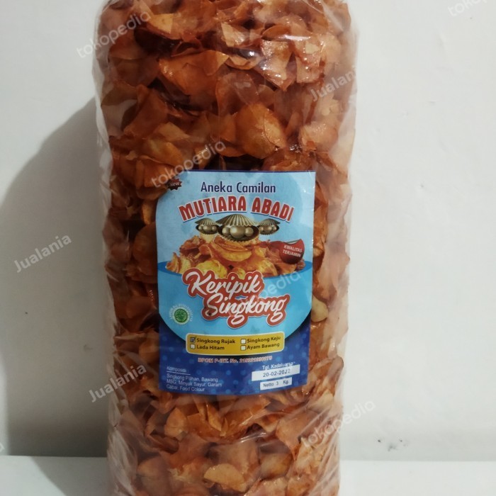 

PROMO Jualania - Keripik Singkong Kripik Bumbu Rujak Pedas 250 gram