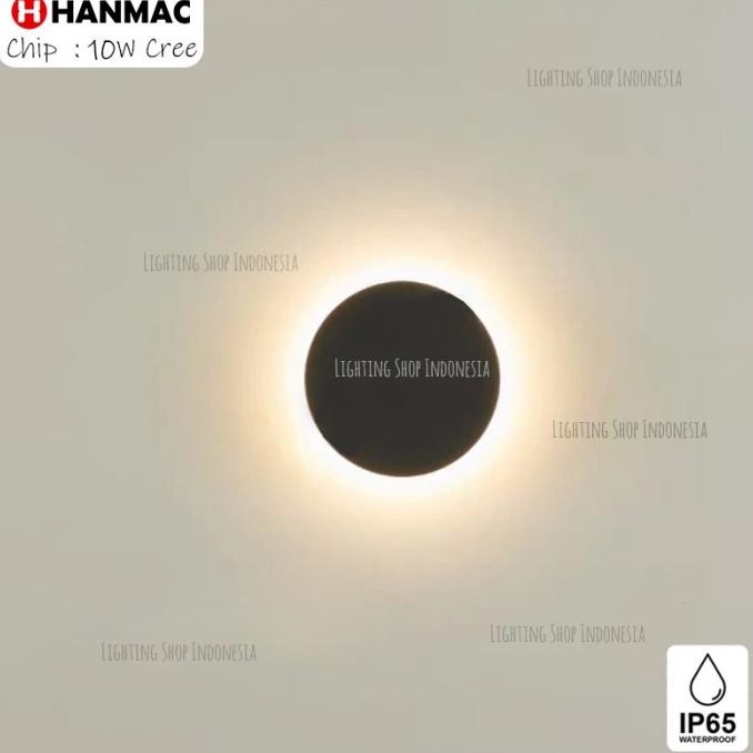 H295 Lampu dinding taman led 10w bulan waterproof outdoor wall lamp