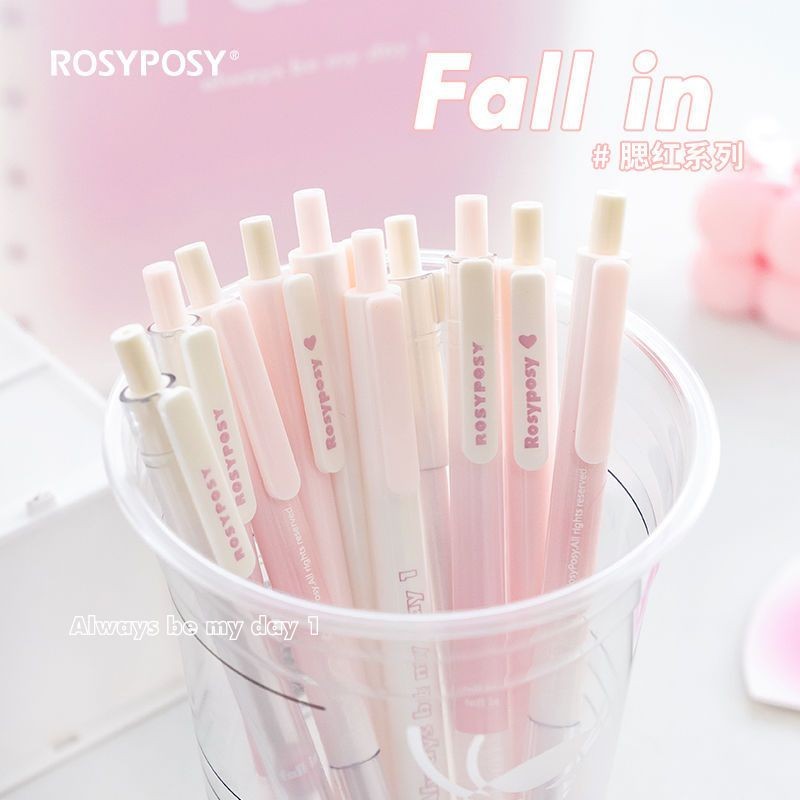 

Student Exam Pen Blush Dopamine Press-type Gel Pen