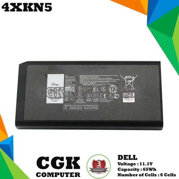 New Baterai Laptop Dell Latitude 7414 5414 5404 E5404 E7404 Rugged 4Xkn5