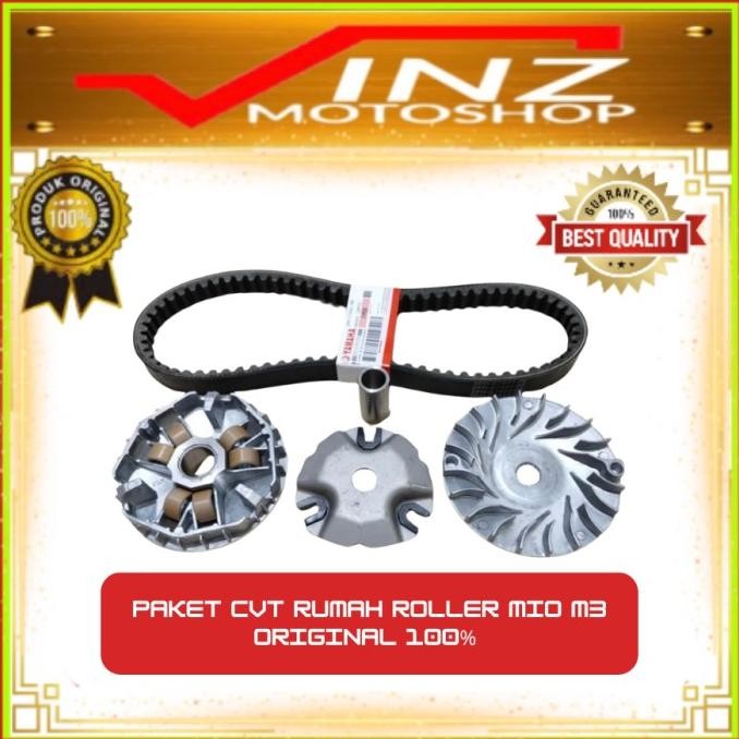 Ready  Paket Cvt Set Rumah Roller Kipas Roller Mio M3 Original 100%