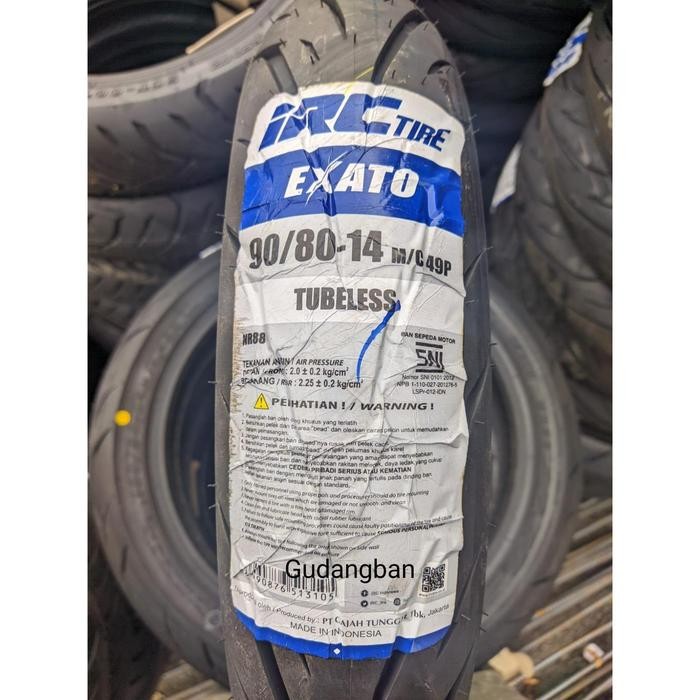 Ready IRC 90 80 14 Exato NR 88 Tubeless Ban luar motor Matic vario beat mio