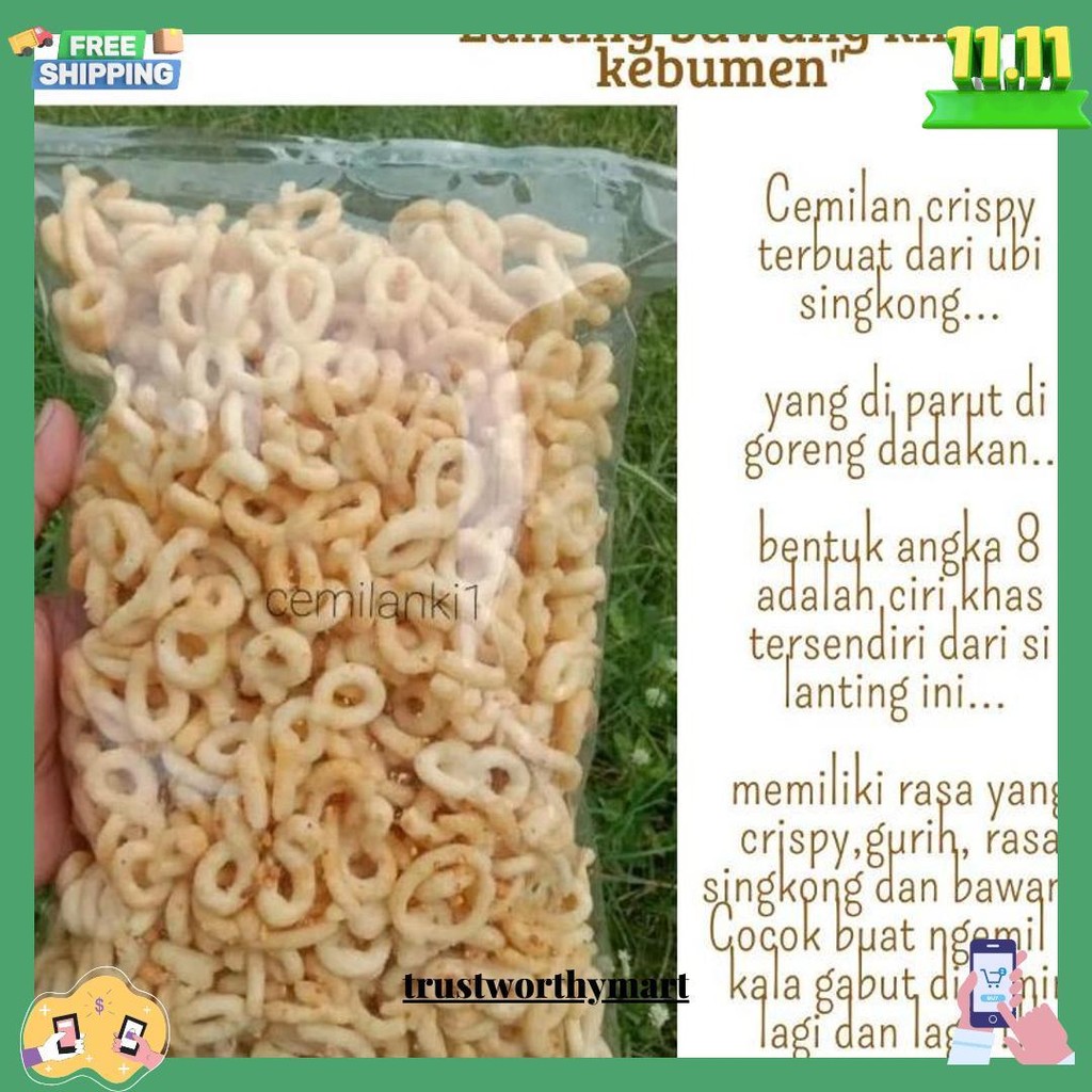 

Lanting Bawang Khas Kebumen 250 Gr Terlaris