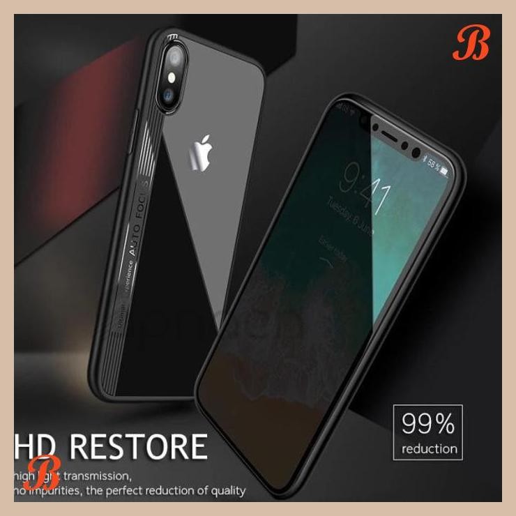 | CS | CRISTAL SILICONE IPHONE X CASE | CASING IPHONE X PREMIUM