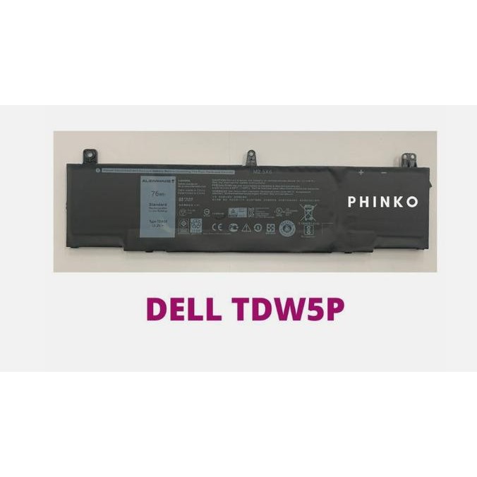New Baterai Laptop Dell Alienware 13 R3 Alw13Cr Alw13C Series Tdw5P