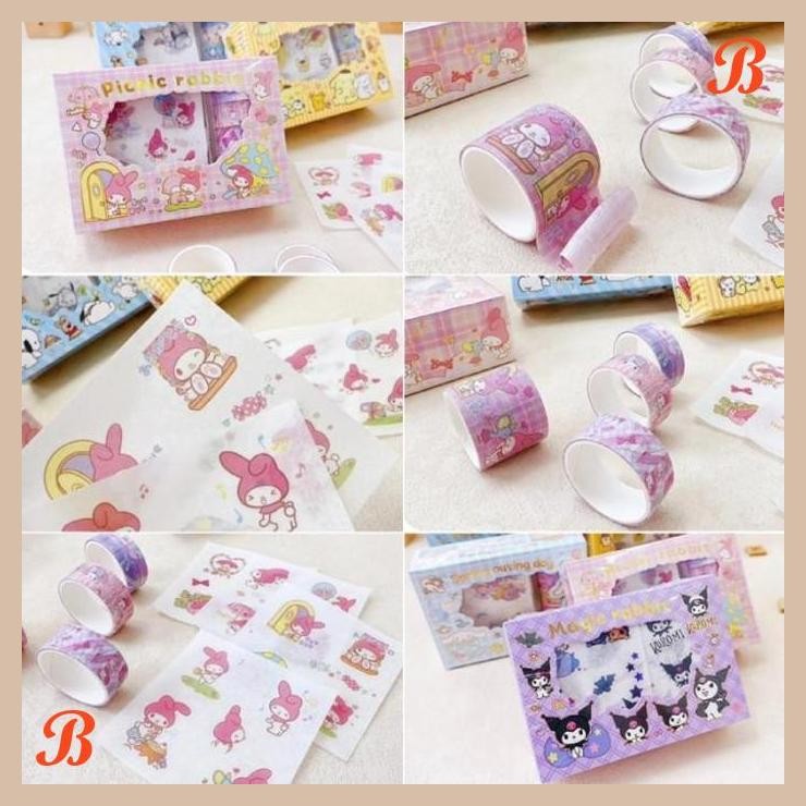 

| KK | KAWAII SANRIO STICKER CARTOON LOTSO PVC TEMPELAN STIKER IMUT KUROMI