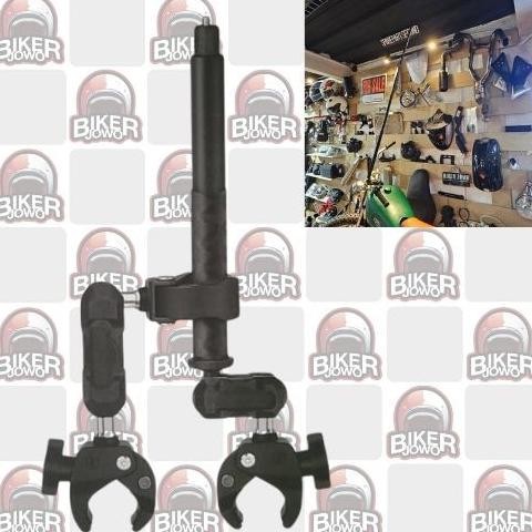 New  Osopro Bracket Motor Insta 360 Motorcyle Holder Tongsis Clamp insta360