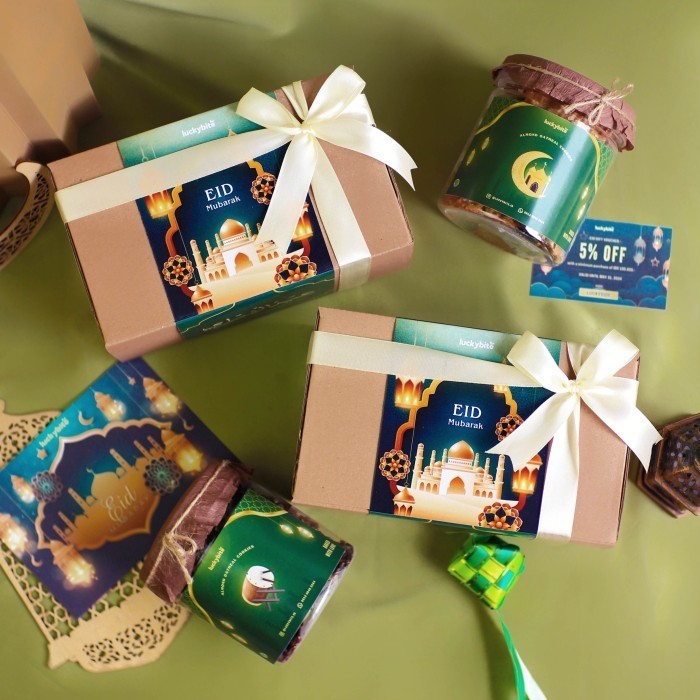 

New! Hampers Lebaran Idul Fitri / Parcel Lebaran Ramadhan - Cookies 2 Jar Idul Fitri