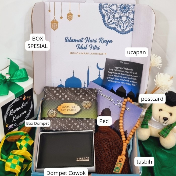 

New! Hampers Lebaran / Parcel Idul Fitri / Kado Sajadah - Set DompetCowok Idul Fitri