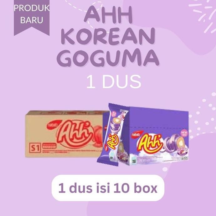 

Nabati Ahh Korean Goguma (4gr) 1 Dus isi 10 box Cemilan