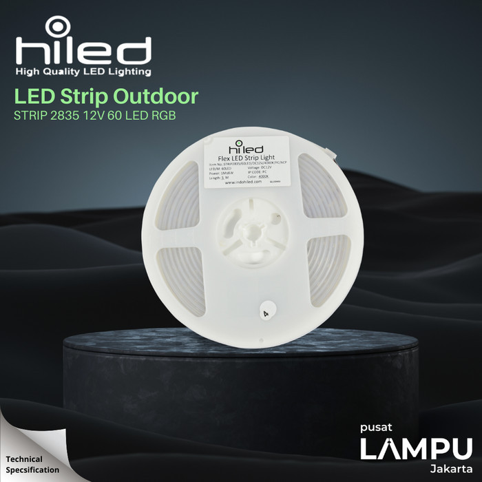 Hiled Led Strip/2835/60Led/Dc12V/Outdoor