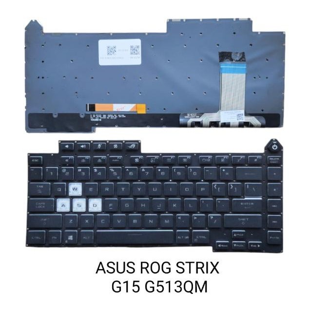 New Keyboard Asus Rog Strix G15 G513Ic G513Ie G513Qc G513Qe G513Rc G513Rm