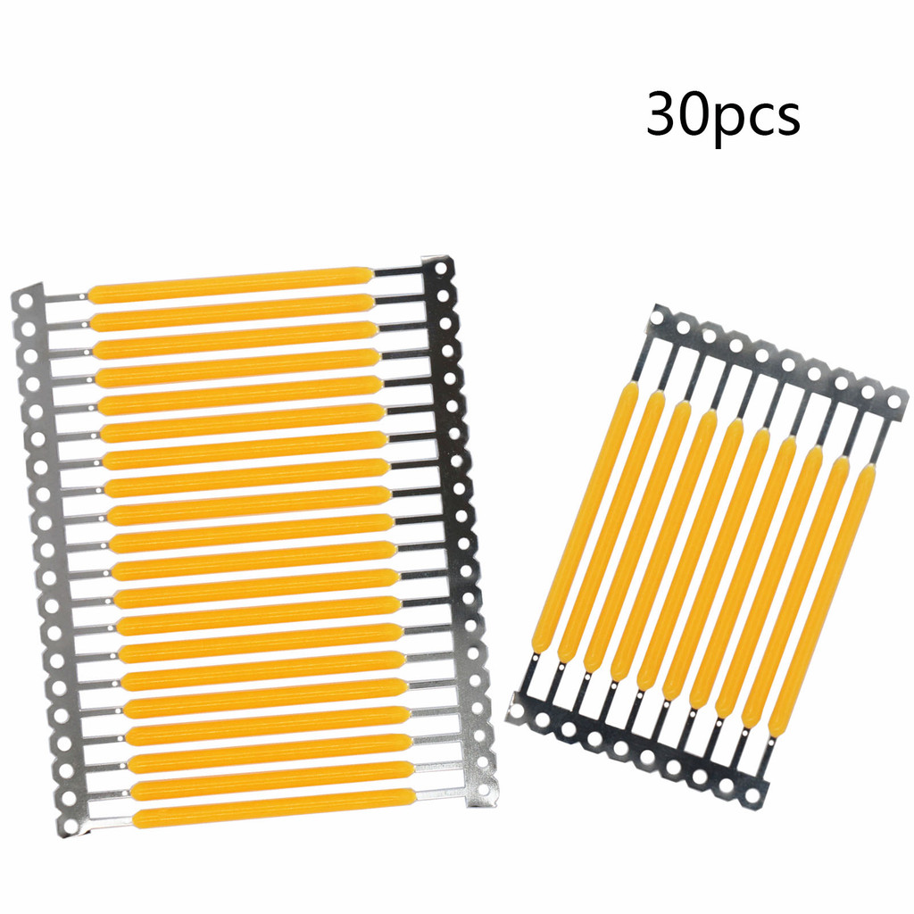 ARW 30PCS Hard filaments 2.8-3.2V 40mm 150mA Bulb Filaments Lamp For DIY Spotlight Filament Parts LE
