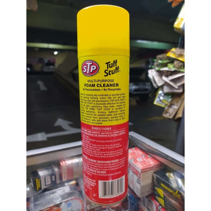 STP Tuff Stuff Multipurpose Foam Cleaner Pembersih interior mobil