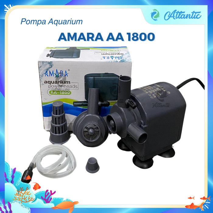 Amara Aa 1800 Aa-1800 Pompa Celup Aquarium Pompa Hidroponik
