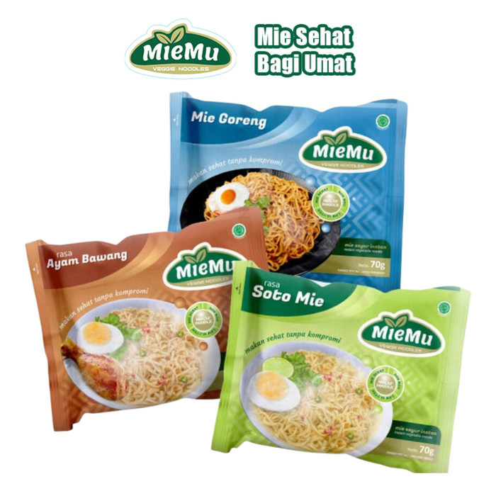 

PROMO MIE / PASTA / MieMu Mie Diet Sehat isi 10pcs - Halal Non MSG - Mie Tepung Mocaf NON COD