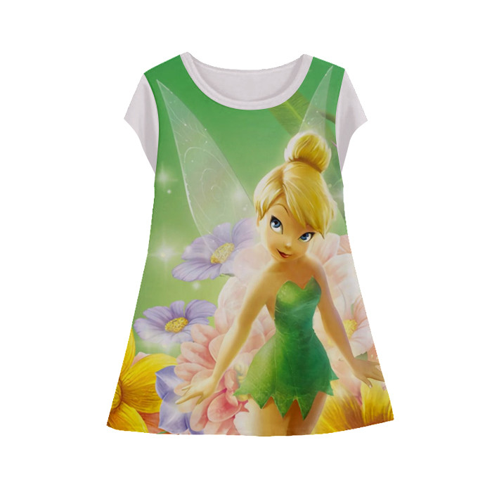 Dress Anak Tinkerbell Tunik-Tinkerbell-3-designWD - Gudang Dress 3D