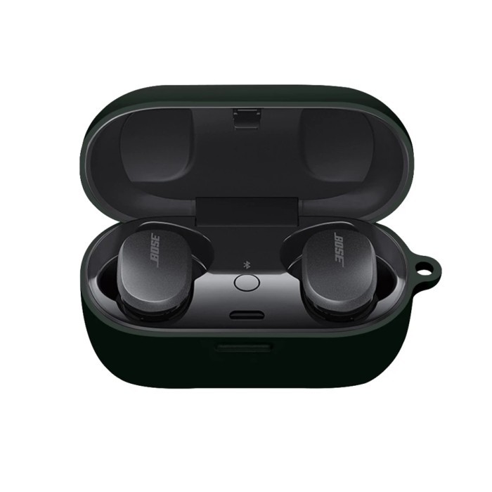 Case Casing Silicon Bose quietcomfort earbuds Tws + Carabiner