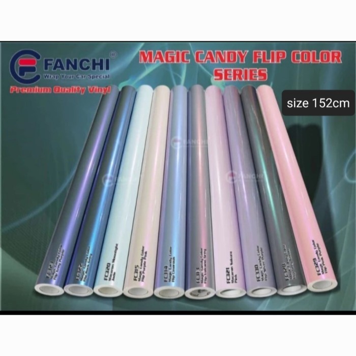 

152CM STICKER FANCHI MAGIC CANDY FLIP COLOR SERIES 152CM PERMETER