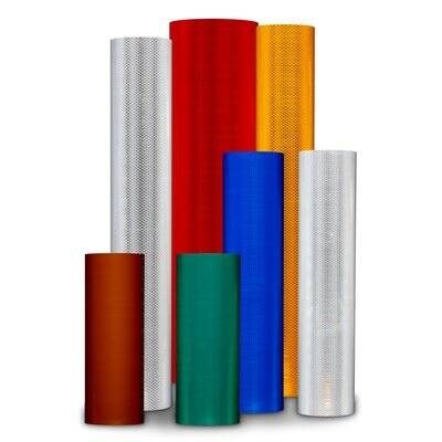 

3M DIAMOND GRADE FLUORESCENT REFLECTIVE SHEETING 120 CM X 1 METER