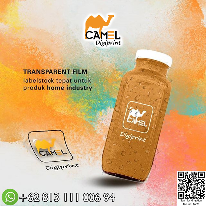 

STICKER VINYL LASER A3+ CAMEL DIGIPRINT PAKET 50
