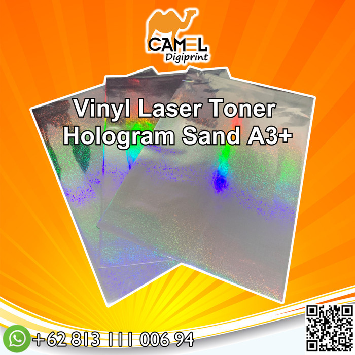 

STICKER VINYL LASER CAMEL DIGIPRINT HOLOGRAM A3+