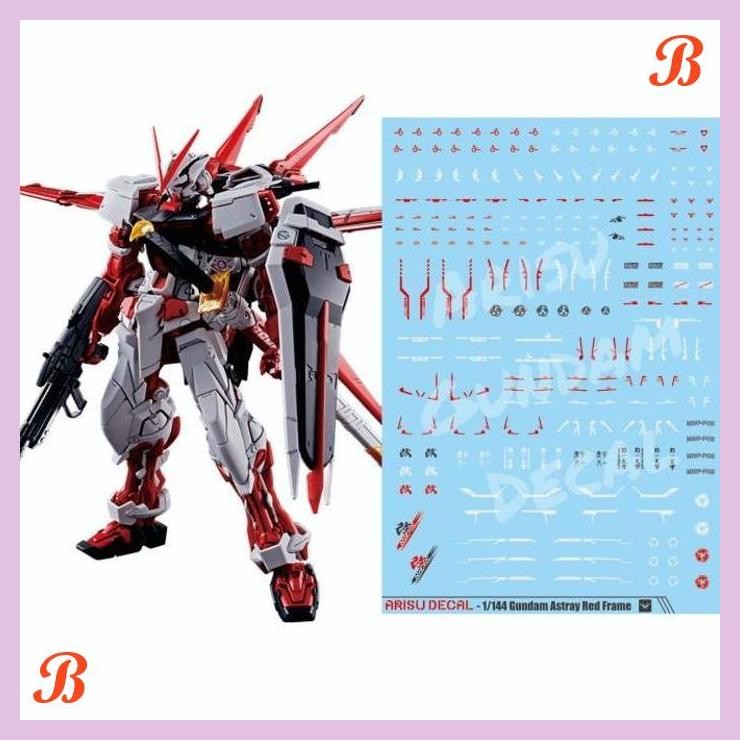 | UM | WATER SLIDE DECAL GUNDAM ASTRAY RED FRAME HG RG 1/144 ARISU DECAL