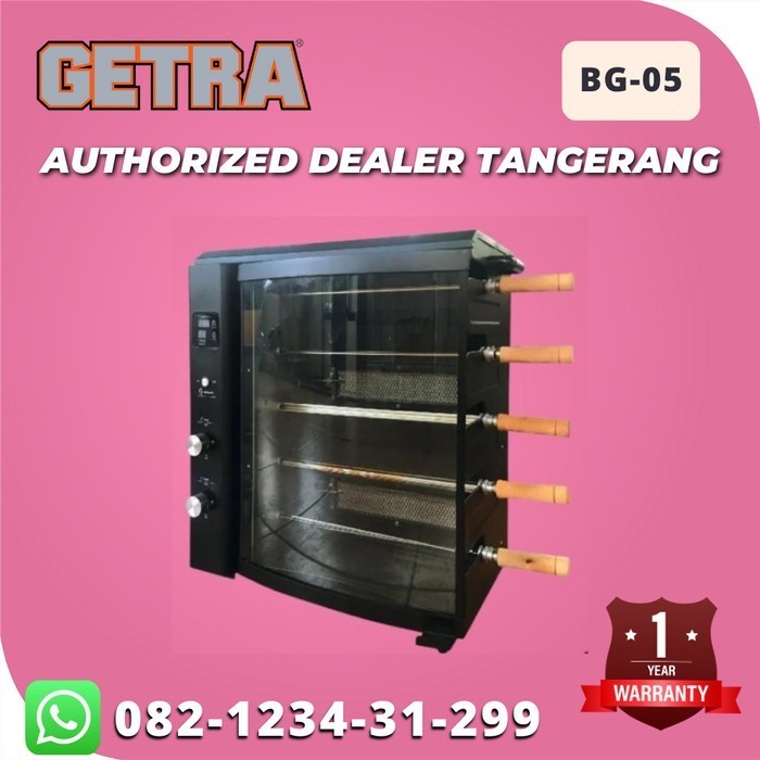 Promo GAS ROTISSERIE OVEN GETRA BG 05 / MESIN PEMANGGANG AYAM SISTEM PU