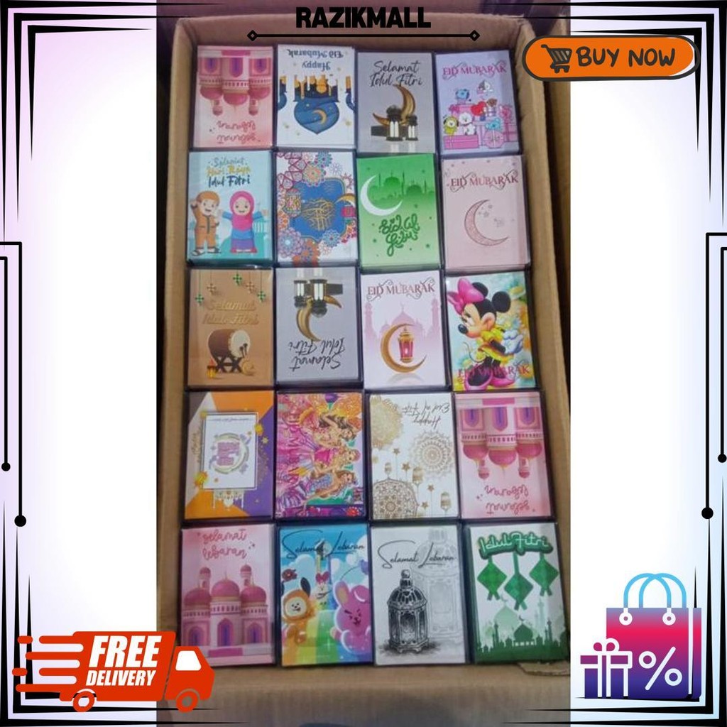

Amplop Lebaran Hari Raya Idul Fitri 2025 Isi 50 Pcs Lembar Motif Lucu D Sale