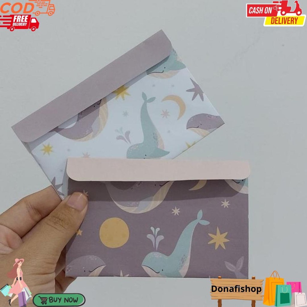 

Nanaart | Amplop Lucu (Harga Perpack, Isi 10Pcs) Untuk Undangan/Ultah/Santunan/Thr Dll D Terlaris