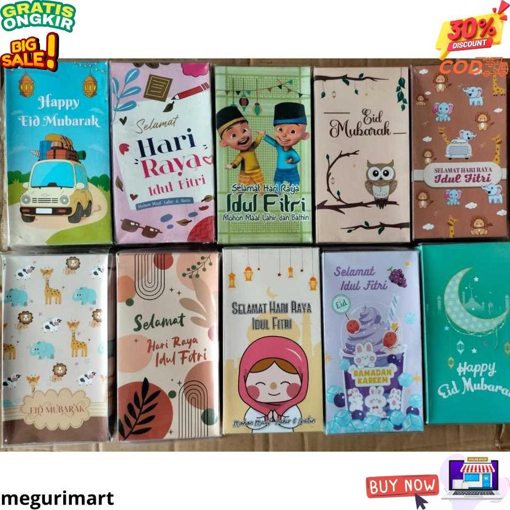 

Amplop Lebaran Ukuran M & L Motif Karakter Random Isi (10Pcs) D Ramadhan Sale