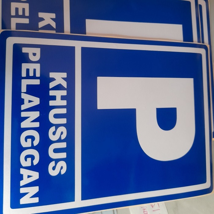 

Sale Sticker Stiker Rambu Sign Jalan Tanda Parkir Tamu Pelanggan Staff