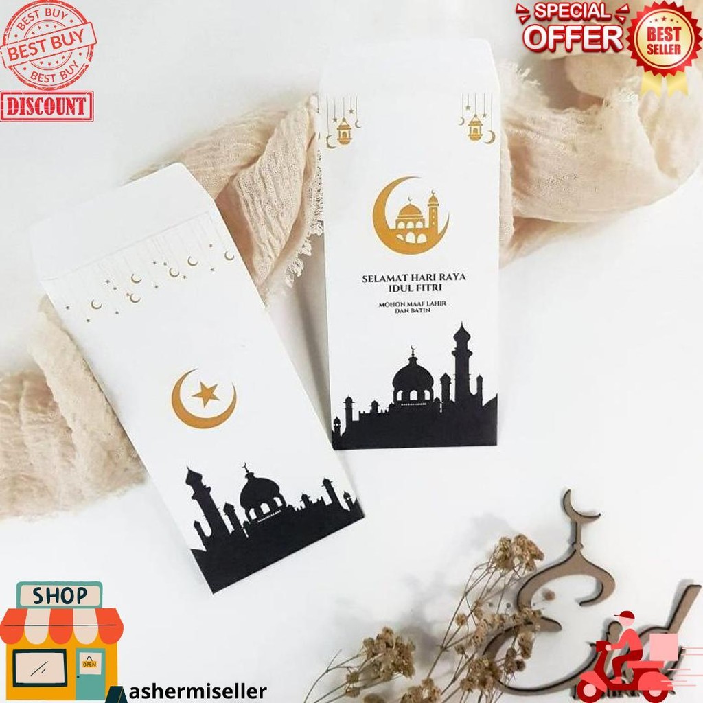 

(Isi 10,20,30,40,50) Amplop Lebaran 2025 / Angpao Lebaran 2025 / Amplop Atau Angpao Lebaran Idul Fitri / Amplop Lebaran Uang Tidak Ditekuk D Best Seller