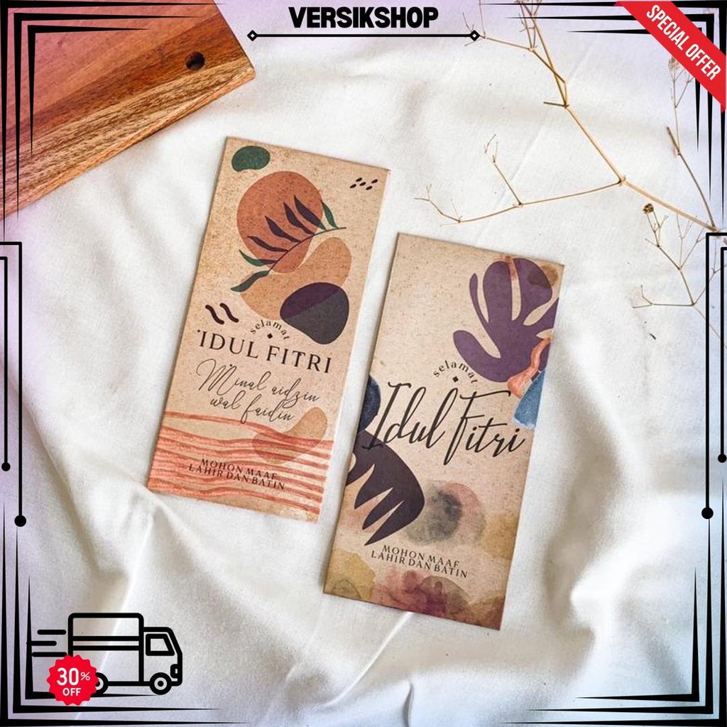 

[Ukuran Uang] 20Pcs Amplop Lebaran Premium / Amplop Idul Fitri Bahan Tebal D Promo 3.3