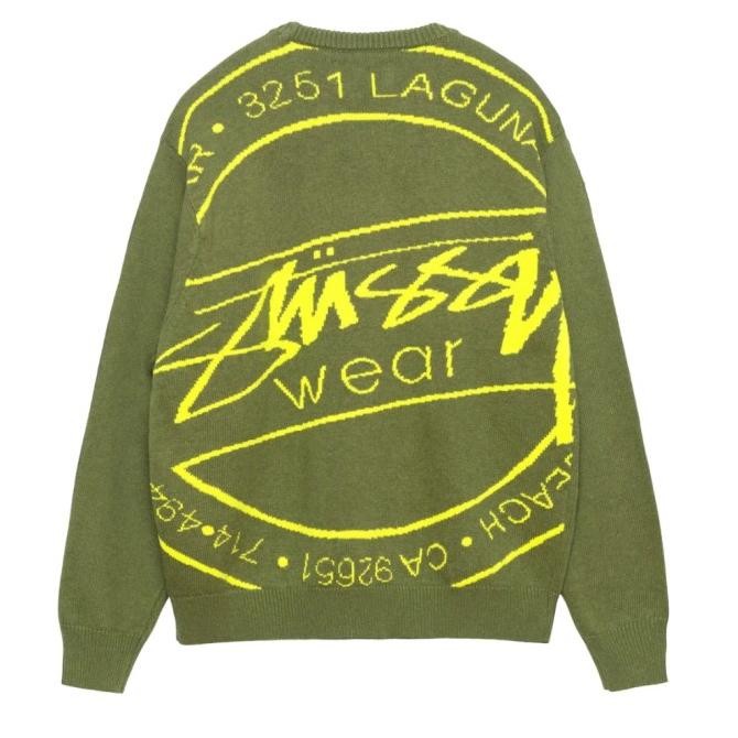 Murah Stussy Laguna Icon Sweater Original Authentic